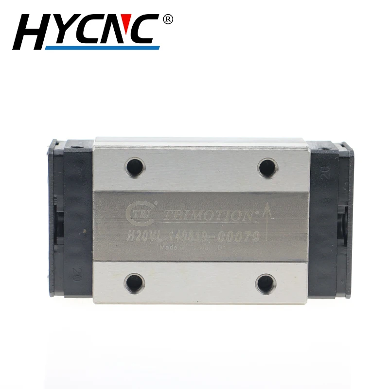 TBI Linear Guide Slider Carriage H20/25/30VLVN H20/25FL Square Rail Slider Motion Bearing CNC Milling Machine Wood Engraving