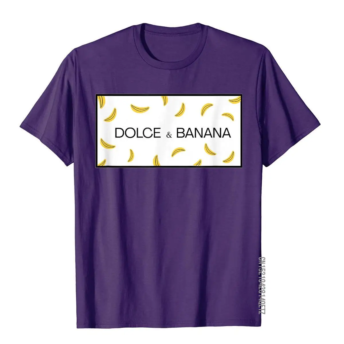 Dolce And Banana Funny Graphic Design T-Shirt Summer T Shirts Discount Cotton Men's Tops T Shirt Birthday