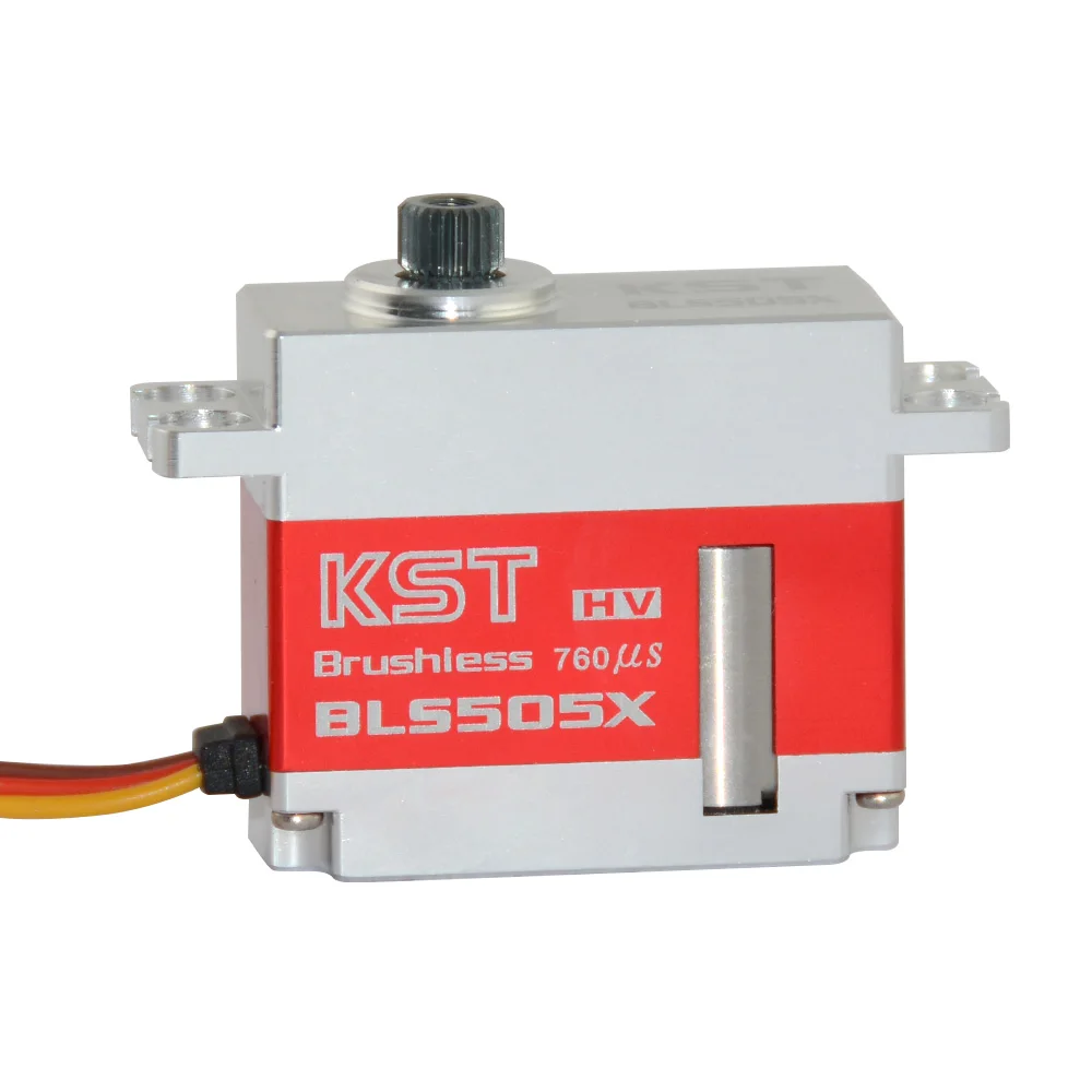 

KST BLS505X Helicopter Servo 6v 3.8kg Torque Brushless Digital HV Servo Motor For RC Robot Helicopter Airplane Controls Car