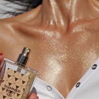 45ml Liquid High Gloss Wheat Complexion Brighten Waterproof Shimmer Body Leg Clavicle Diamond Facial Highlighter Makeup