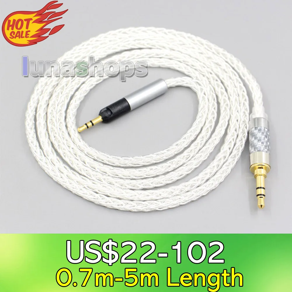 

LN006530 8 Core Silver Plated OCC Earphone Cable For Sennheiser HD598se HD559 hd569 hd579 hd599 hd558 hd518