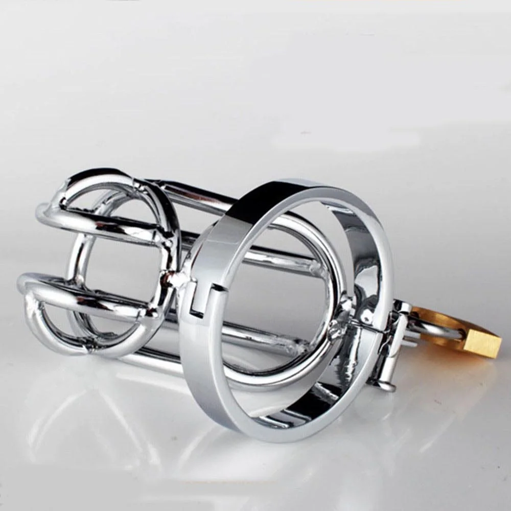 Male Chastity Lock Stainless Steels CB Chastity Device For Man Fetish BDSM Chastity Device Cock Cage Sex Toys for Men Gay