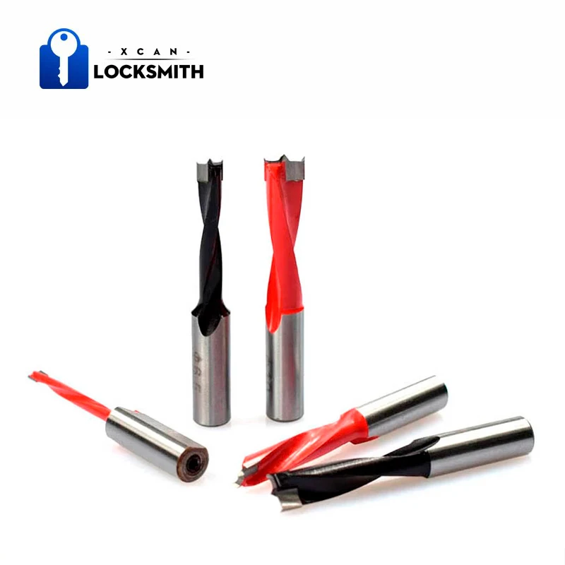 1pc 4-14mm Forstner Wood Drill Bit 2 Flutes Left/Right Rotation Roter Drill Bit 10mm Shank Hole Drill Carbide End Mill