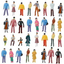 100 Stuks 1:100/150/200 Schaal Model Miniatuur Figuren N Schaal Geschilderde Scènes Modellering Mensen Diverse Poses