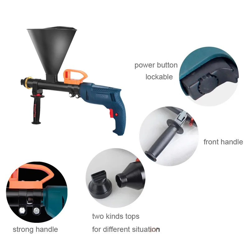 Kitpistool Elektrische Mortel Grouting Pistool Draagbare Cement Vulling Fit Voor Cement Grouting Lijm, Herstellen-Lekkage Grouting Machine