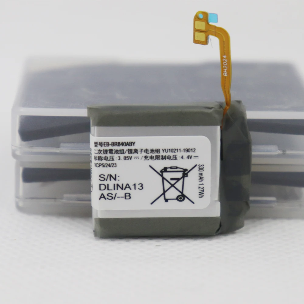 

5pcs/lot Battery For Samsung Watch 3 SM-R840 Watch3 Version EB-BR840ABY Genuine Battery 340mAh