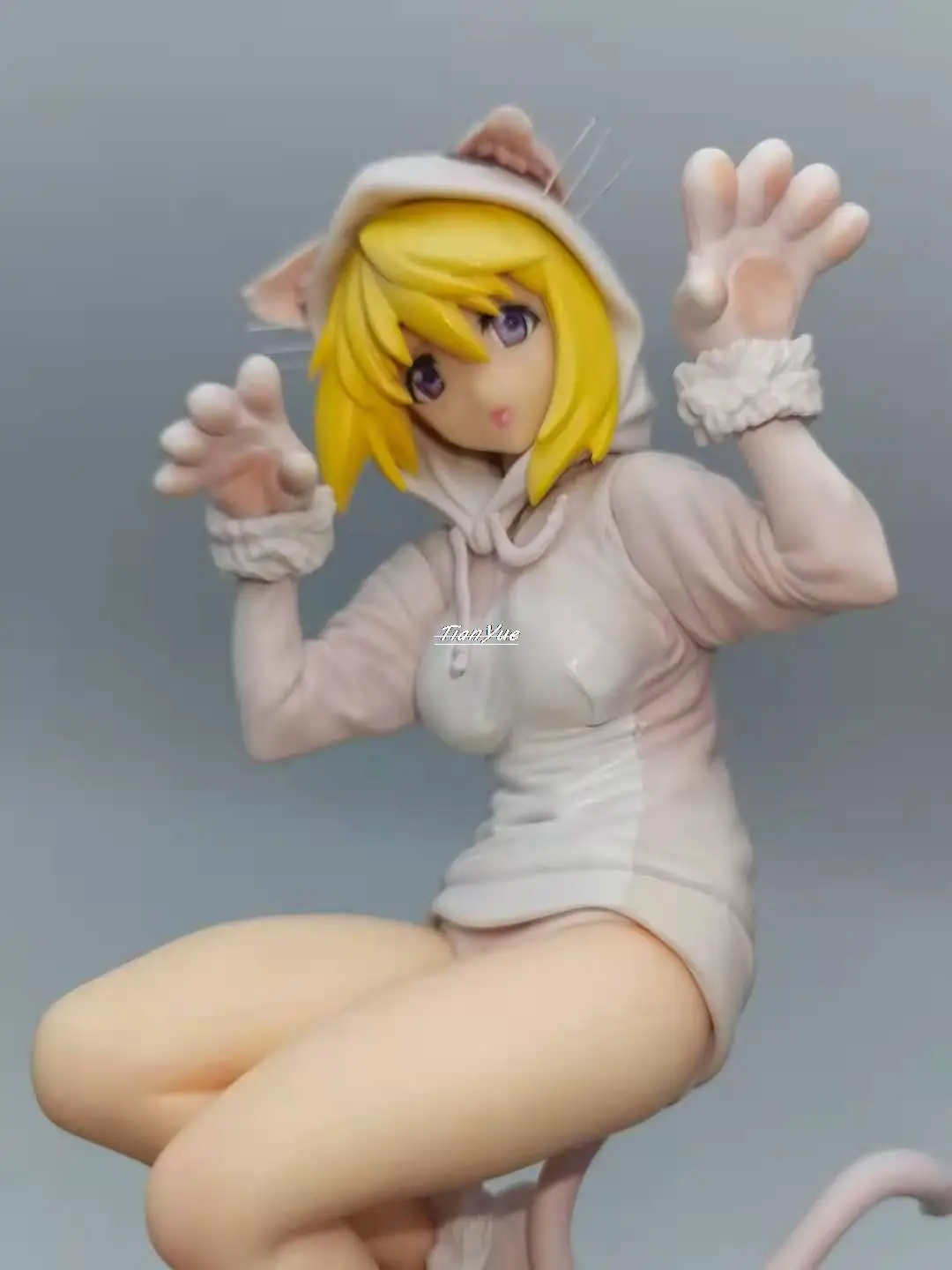 Infinite Stratos IS Laura Charlotte Nekomimi Pajamas Ver. Figure 1/7 PVC Collectible Model Toy 20cm