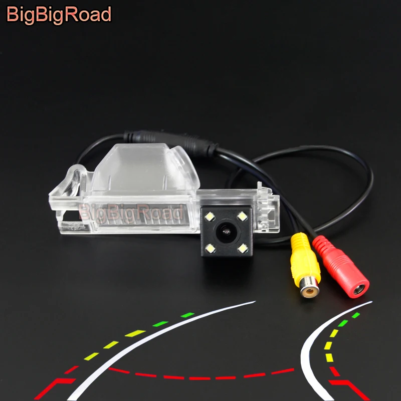 BigBigRoad For Hyundai New Tucson IX35 2005 2006 2007 2008 2009 2010 2011-2014 Car Intelligent Dynamic Track Rear View Camera