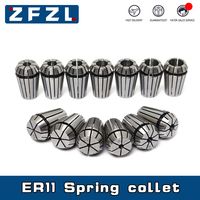 1pc ER11 Spring Collet ER11 ER16 ER20 1-13MM 1/8 1/4 1/2 High Precision Chuck For CNC Engraving Machine Lathe Mill Tool