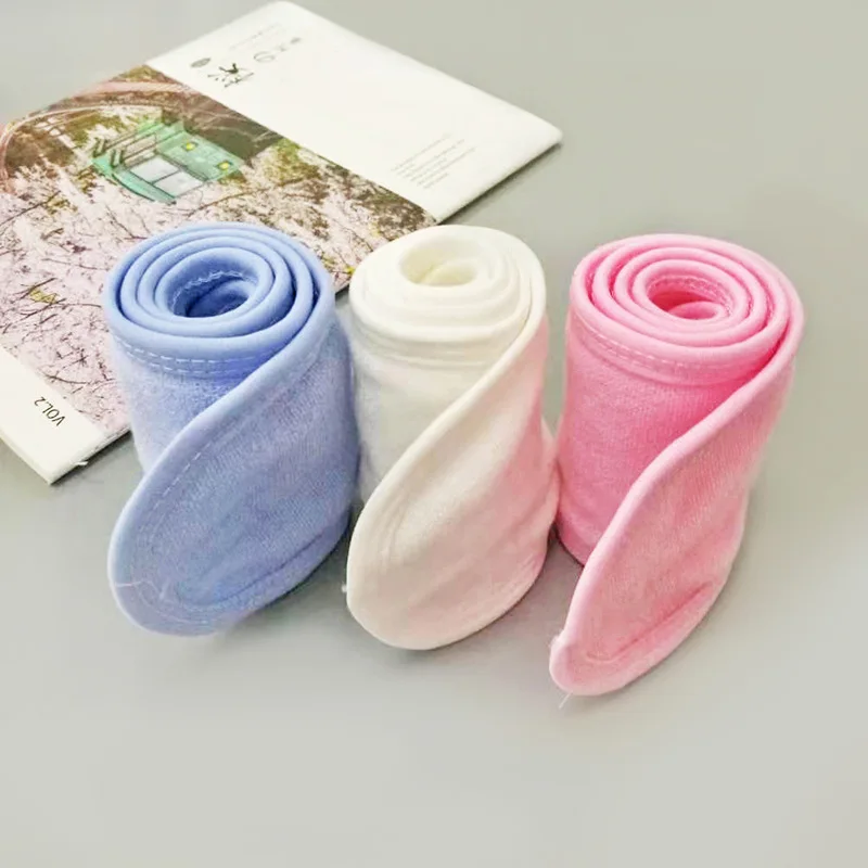 Perm Facial Headband Make Up Wrap Head Cloth Headband Adjustable Towel for Face Washing,Absorb Water Hairdresser Styling Tools