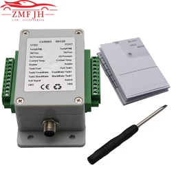 CX5003 Dual Channel NMEA2000 Converter /N2K Converter 0-190 ohm  collecte Water temperature  Fuel level sensor Up to 18 sensors