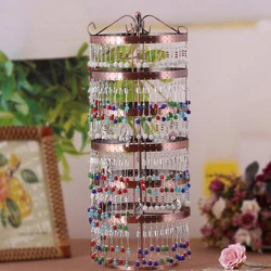 Jewelry Organizer Women Bronze Earrings Hanging Storage Rack w/ 288 Holes