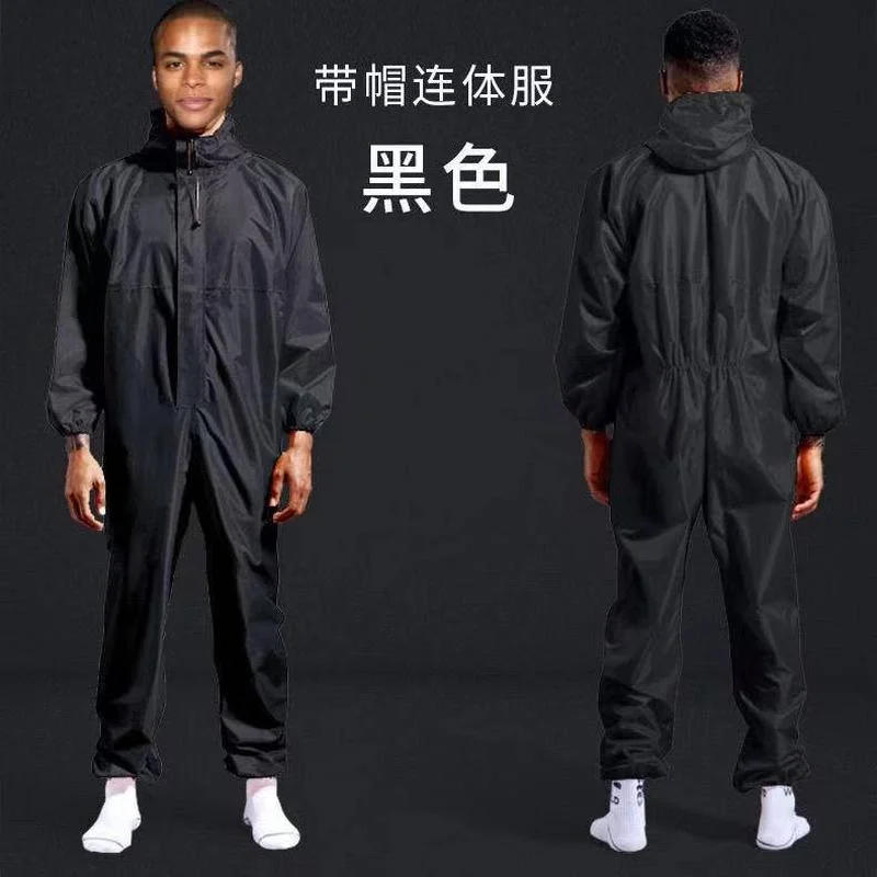 Conjoined Raincoats, Overalls Electric Motorcycle Fashion Raincoat, Men And Women Fission Rain Suit