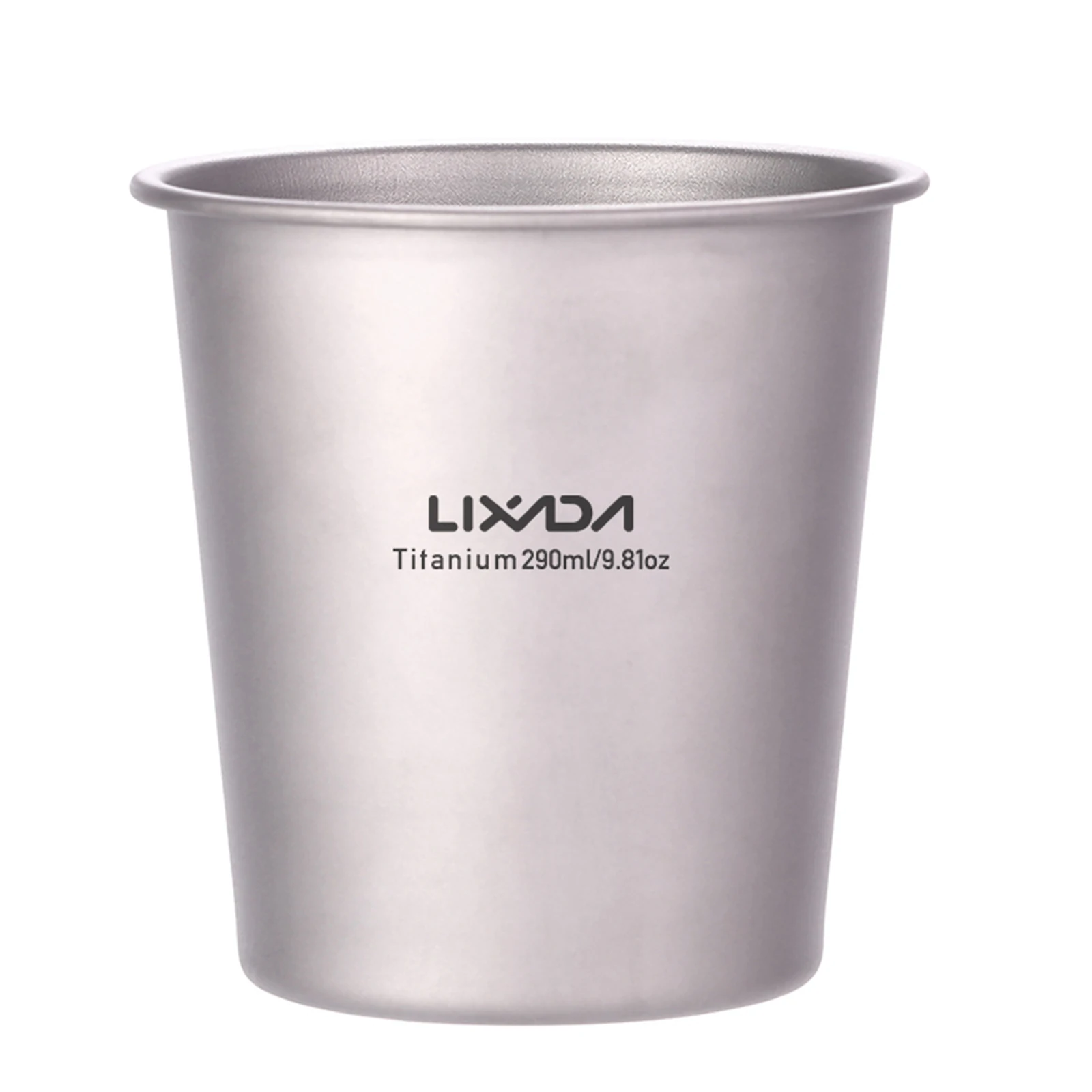 

Lixada 290ml Lightweight Titanium Beer Cup Juice Tea Cup Suitable For Outdoor Camping Hiking Backpacking Picnic Christmas Gift