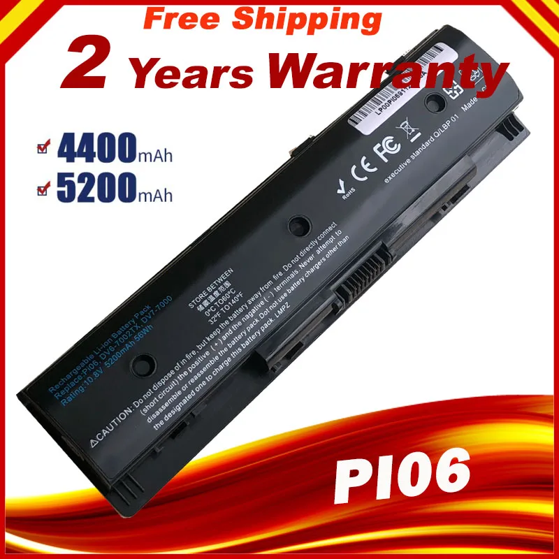 Laptop Battery For HP For Envy 14t 14z 15 15t 15z 17 17t M7 HSTNN-LB4N LB4O HSTNN-YB4N HSTNN-YB4O P106 PI06 PI09 Fast shipping