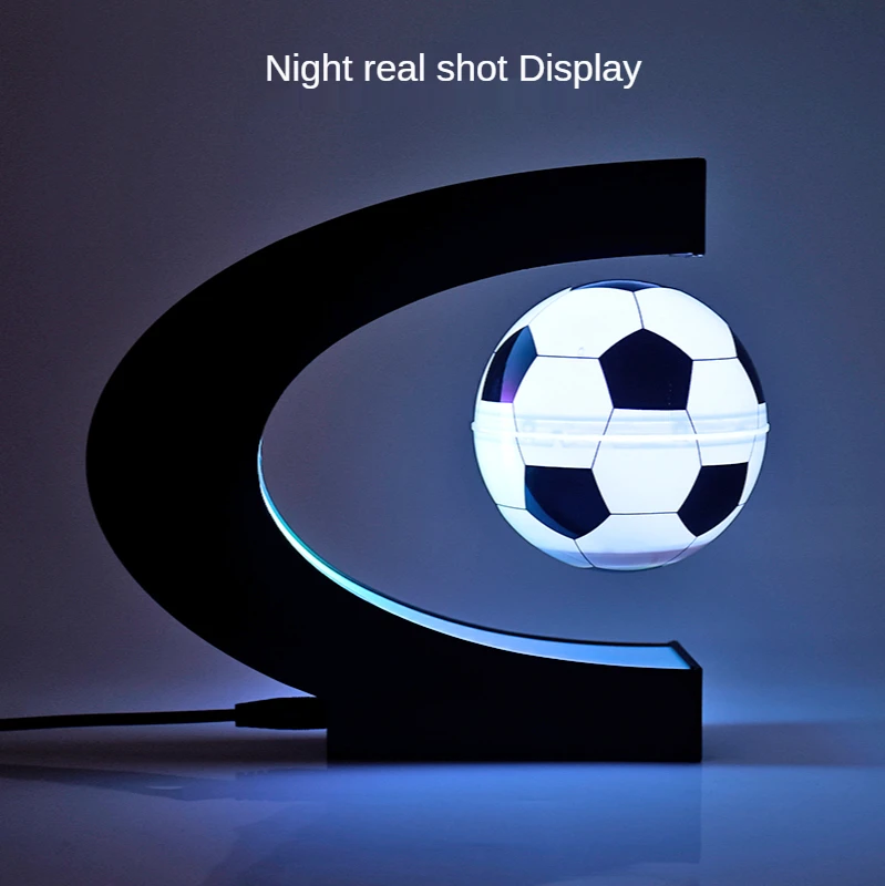 3 Inches Magnetic Levitation Football Light Home Decoration Best Business Men Fathers Students Teacher Birthday Gift