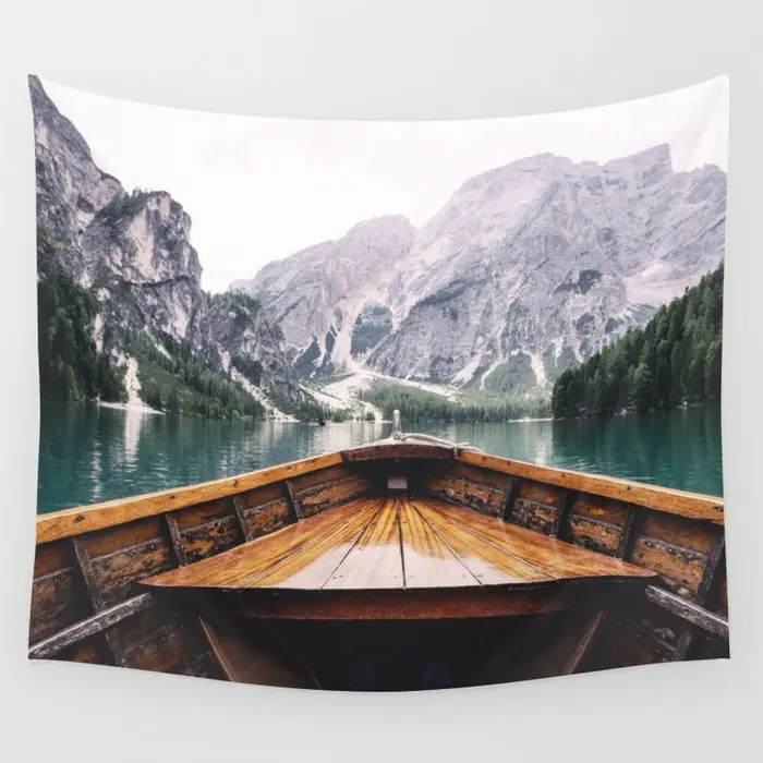 

Mountain Lake Wall Tapestry Background Wall Covering Home Decoration Blanket Bedroom Wall Hanging Tapestries