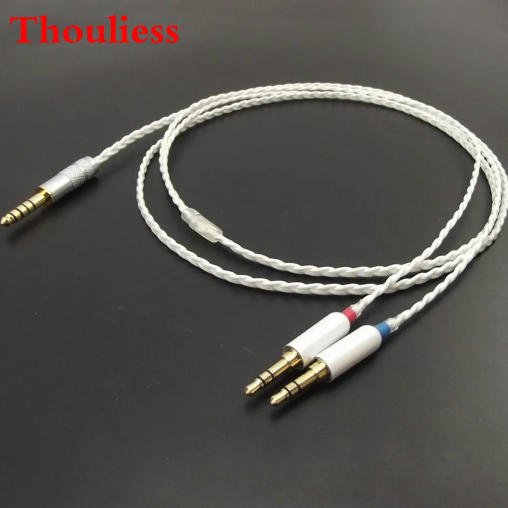 

Thouliess HIFI 4.4mm Balanced DIY Headphone Upgrade Audio Cable for MDR-Z7 Z7M2 MDR-Z1R D6100 D7100 D72004 Headphones