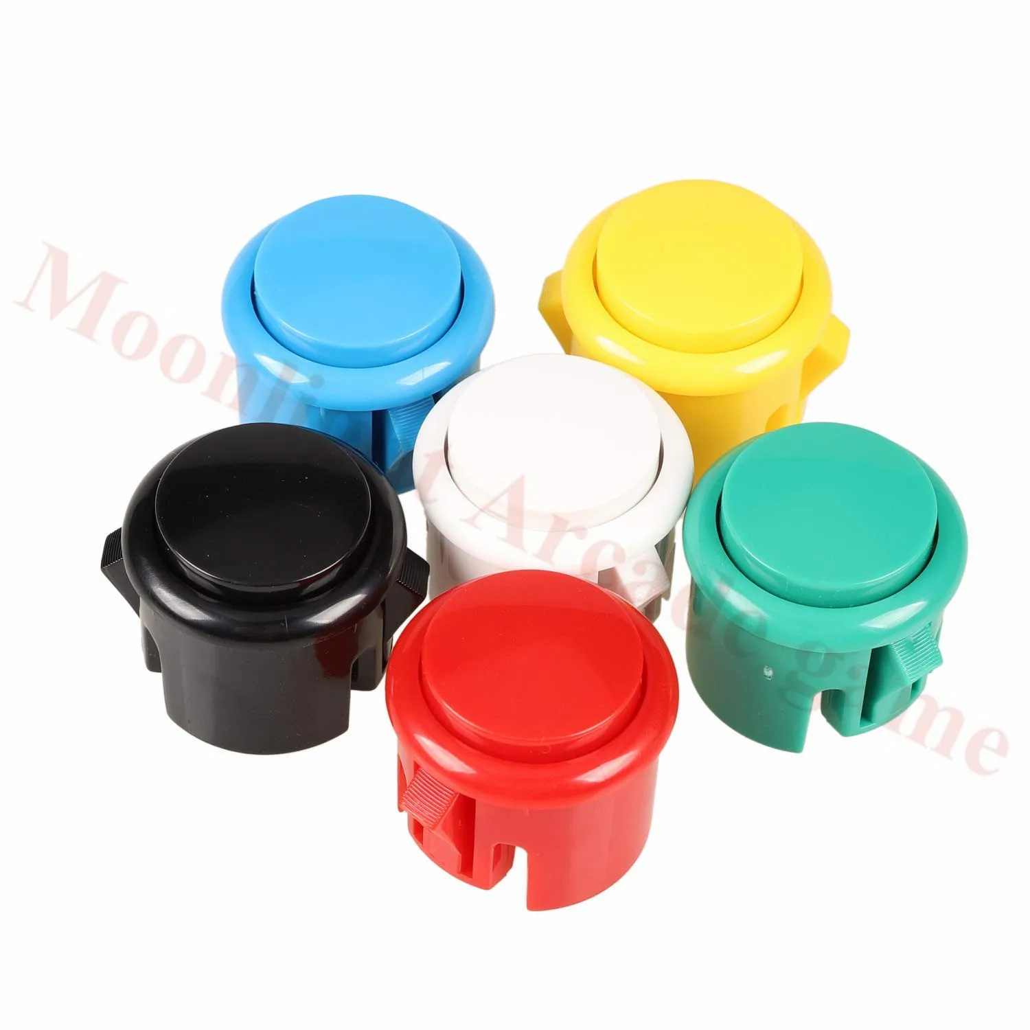 10 Teile/los Baolian Fabrik direkt 30mm SANWA stil momentary taste schalter arcade-spiel push-taste mit eingebauten mikroschalter