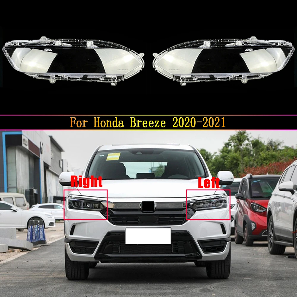 Car Headlight Transparent Lampshade Shell Headlights Lampshade Head Light Lamp Cover For Honda Breeze 2020 2021