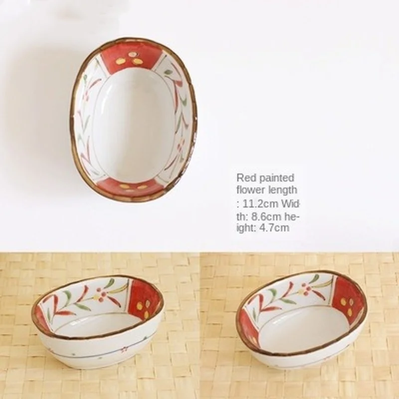 Japanese Creative Multi-model Multi-pattern Ceramic Bowl Restaurant Kitchen Household Bone China Special-shaped Bowl Tableware