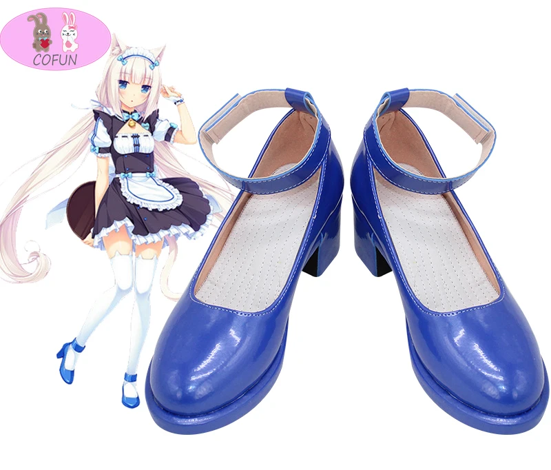 COFUN Anime New Nekopara chocolat vanilla Cosplay Boots Shoes Custom Made