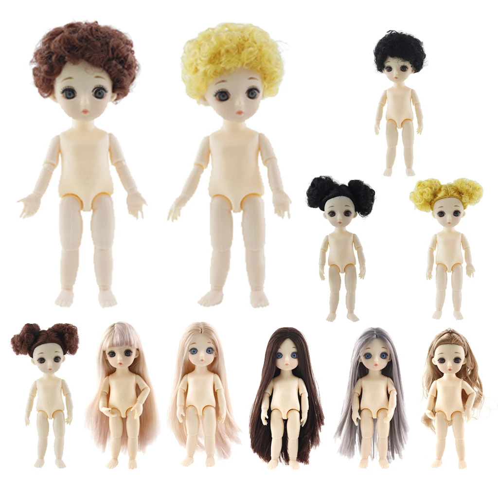 16cm Height 13 Joints Customized Doll Girl, Boy Body for DIY Ball Jointed Dolls Making Supplies