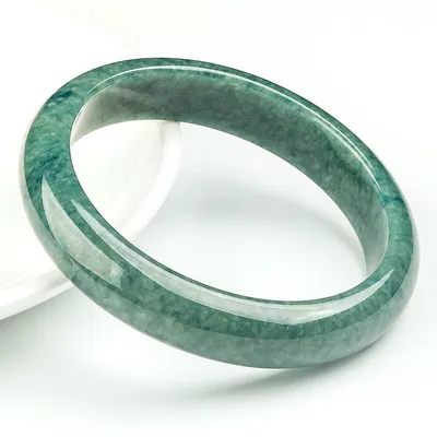 

Zheru Jewelry натуральный бирманский жадеит масло голубой 54-64 мм браслет элегантные принцессы ювелирные изделия лучший подарок для матери и девушки