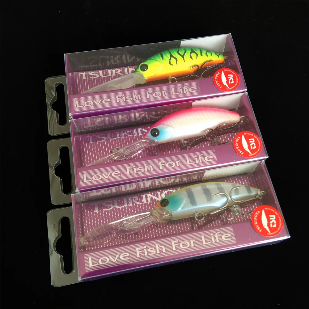 TSURINOYA 3PCS Deep Dive Suspending Minnow SHAD Fishing Lure EXPLORERS 57mm 8.2g Long Casting Hard Baits Bass Pike Jerkbait