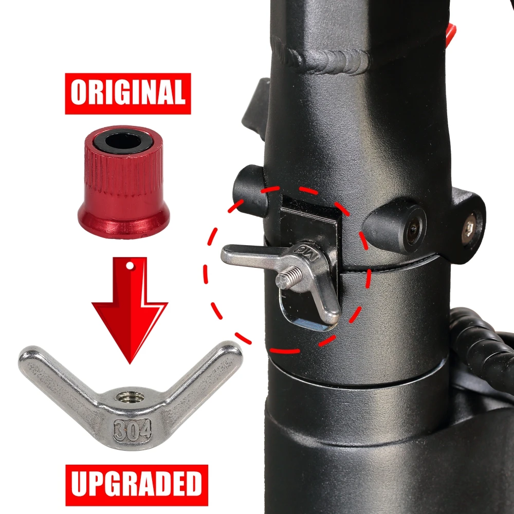 Upgraded Butterfly Nut for INOKIM OXO OX Electric Scooter to Tighten Folding System 304 Stainless Steel Wing Nut