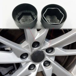 4M0601173 4KG601173 8WD601173 for Audi A3 A4LQ7 2017-2019 Screw Cap Tire Cap Hubcaps Anti-theft Ordinary Wheel Bolt Cover