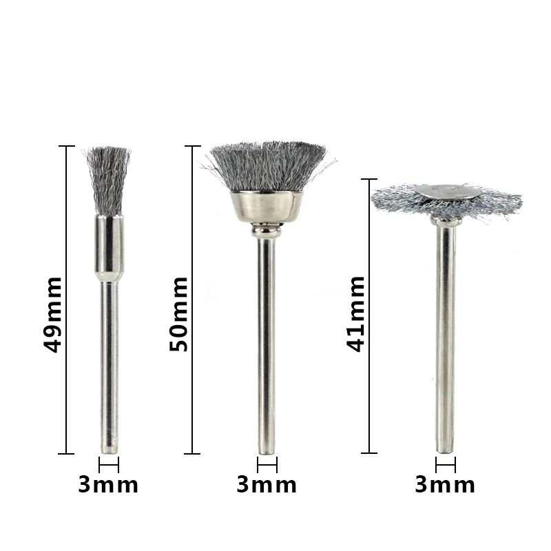 XCAN 45pcs Polishing Wheel Brush Steel Wire Brush Disc For Metal Polishing Abrasive Rotary Tool Accessories Metalworking Tool