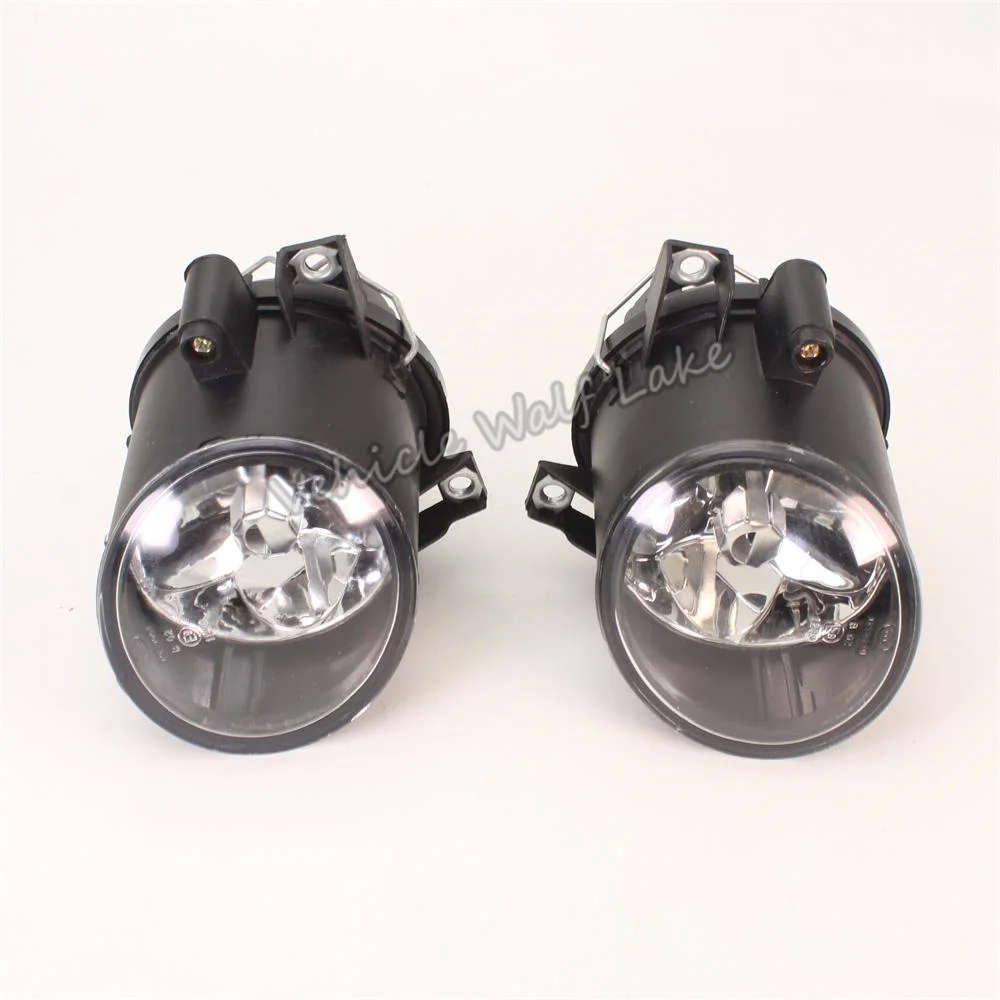 Font Halogen Fog Light Lamp + Grille Cover For VW Polo 9N 3 5 Door Hatchback 2001 2002 2003 2004 2005 Car-styling