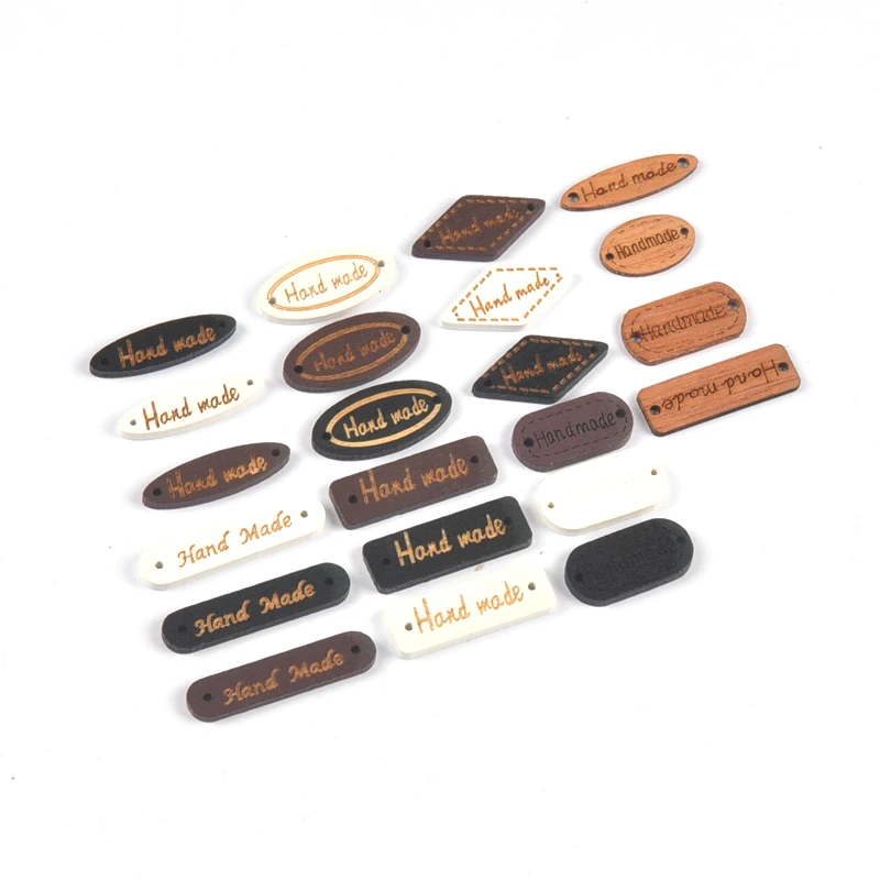 50pcs Mixed Wooden Button \