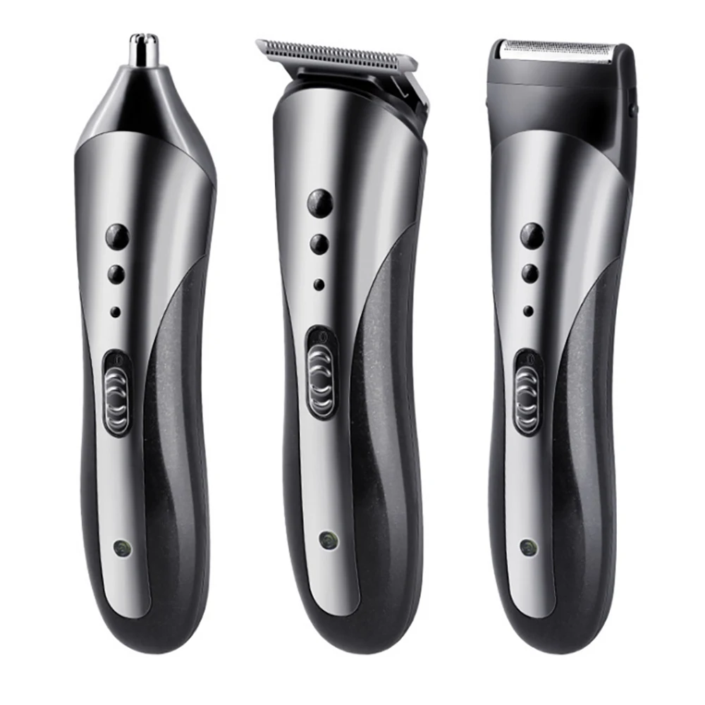 3 in 1 Kamei Hair Clipper Kemel Trimmer for Nose Breard Kmei Cliper Kemei Cutter Razor Haircut Beard Man Cutting Shaving Machine