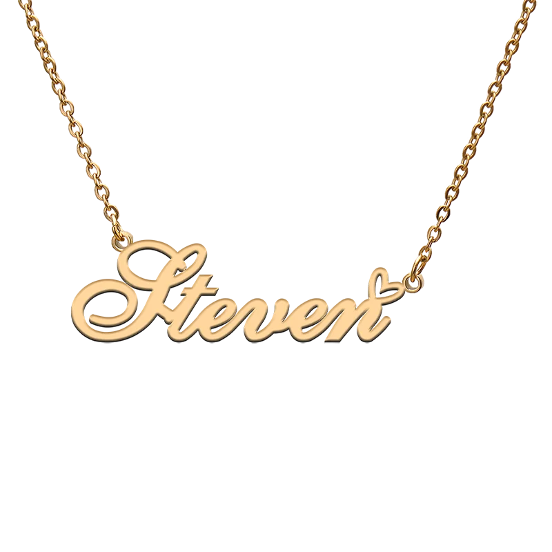 Custom Personalized Name Necklaces for Steven Best Friends Birthday Christmas Mother Days Jewelry Gifts