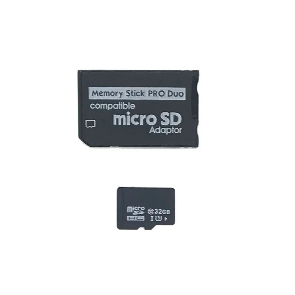 Memory Stick PRO Duo adapter for Sony & PSP Memory Card Adapter for Micro SD To MS Pro Duo Adaptor with 8G 16G 32G TF Card