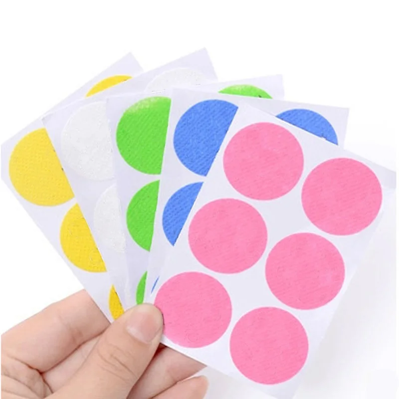 120pcs/60pcs Mosquito Stickers DIY Mosquito Repellent Stickers Patches Cartoon Home outdoor Smiling Face Drive Repeller