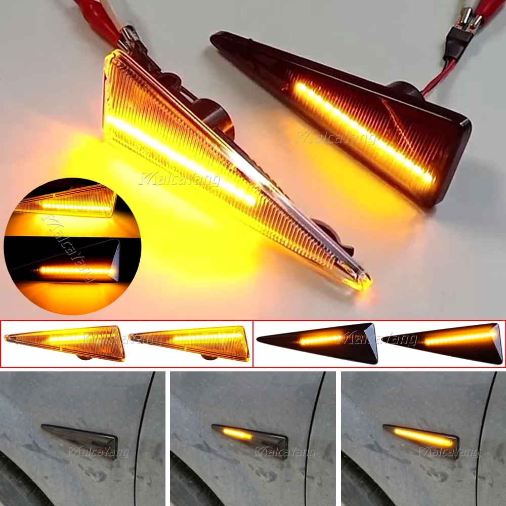 Fließende Blinker Licht Panel Lampe Dynamische Led Seite Marker Für Renault Espace 4 MK4 Vel Satis Wind Avantime Megane 2 Scenic 2