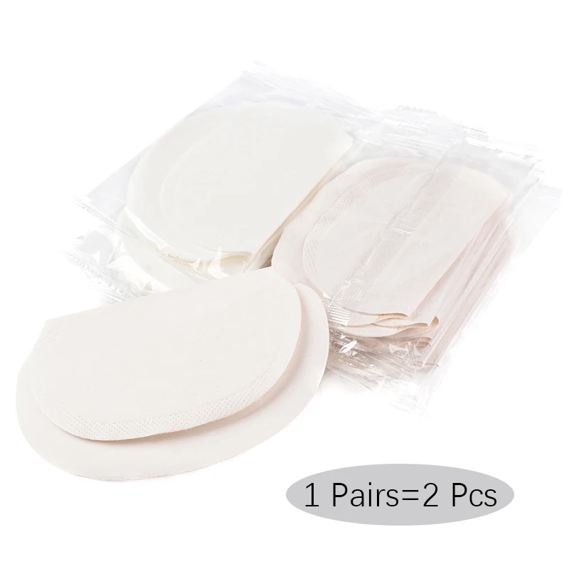 200Pcs(100Pairs) sommer Baumwolle Achsel Pads Deodorants Achsel Schweiß Pads Einweg Futter Schweiß Schild Schutz Aufkleber Große Größe