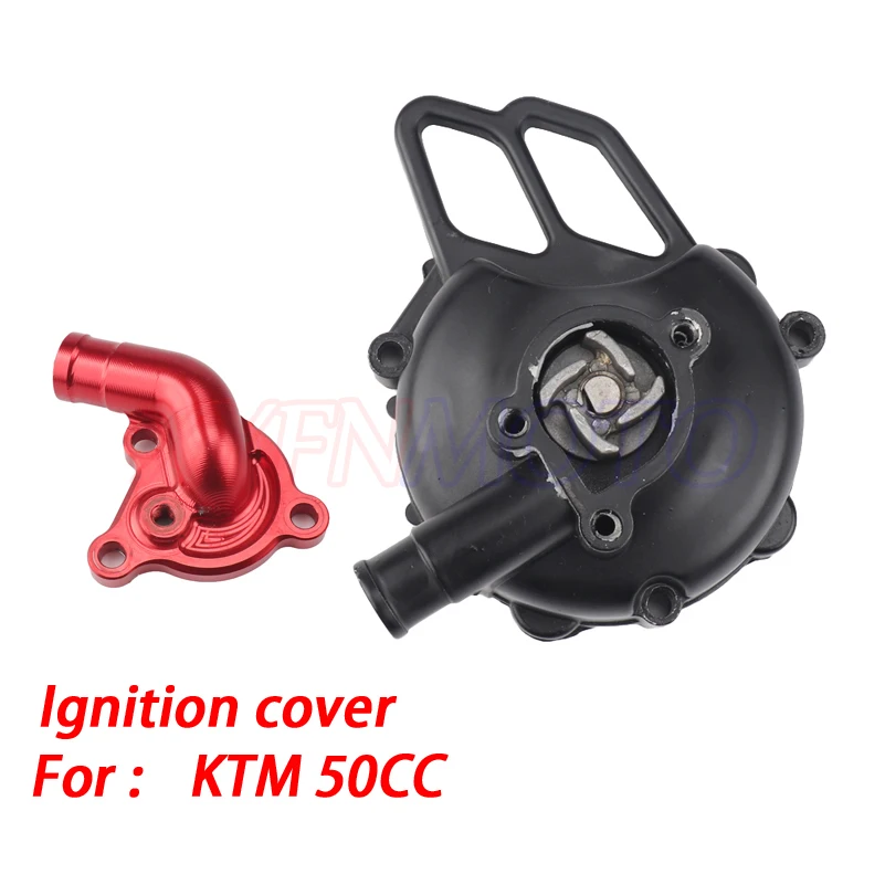 

Motorcycle Ignition cover For 50 SX 2006-2008 Water cooler engine pump axle SX Pro JR LC 2002-05 SX PRO SR CNC intake pipe