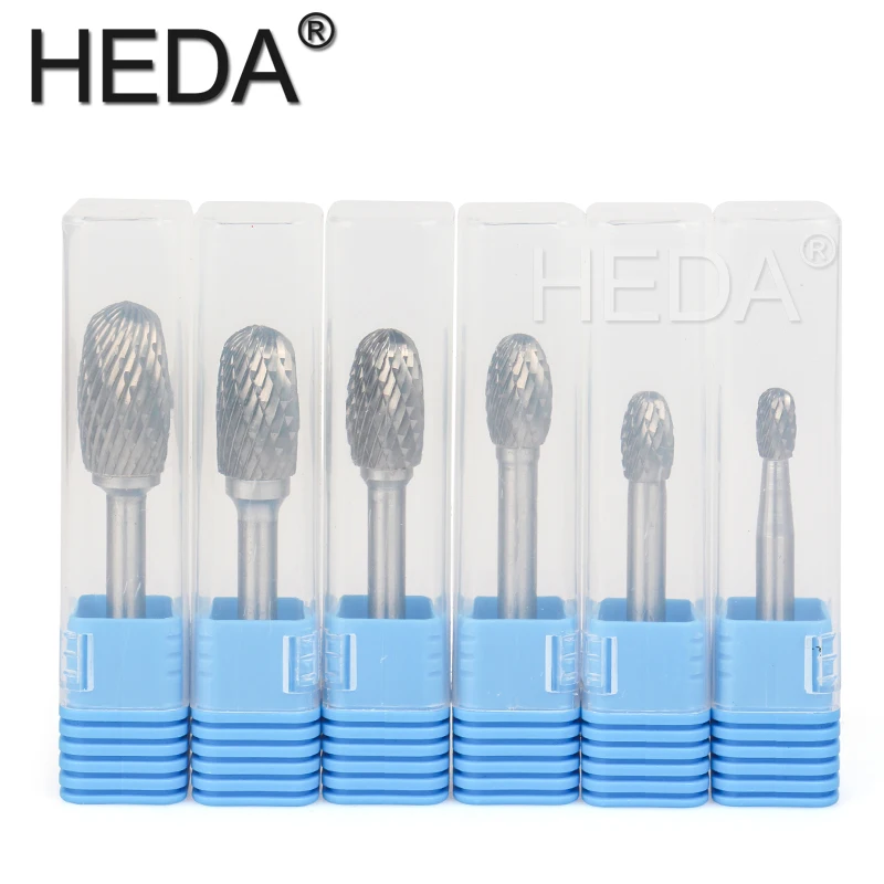 EX-Series Tungsten Carbide Burr Bit Rotary Files Milling Cutter Engraving Heads Hand Tools Set For Grinding Metal Wood Carving