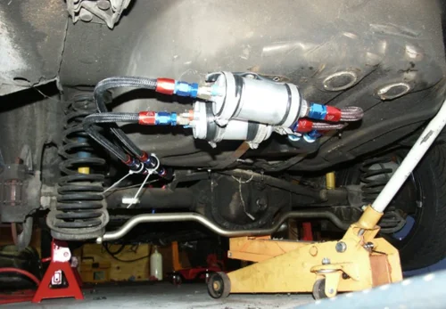 Imagen 2 del producto Bomba de combustible externa en línea universal EFI 330LPH 0580254044   0580 254 044 E85 Compatible con etanol