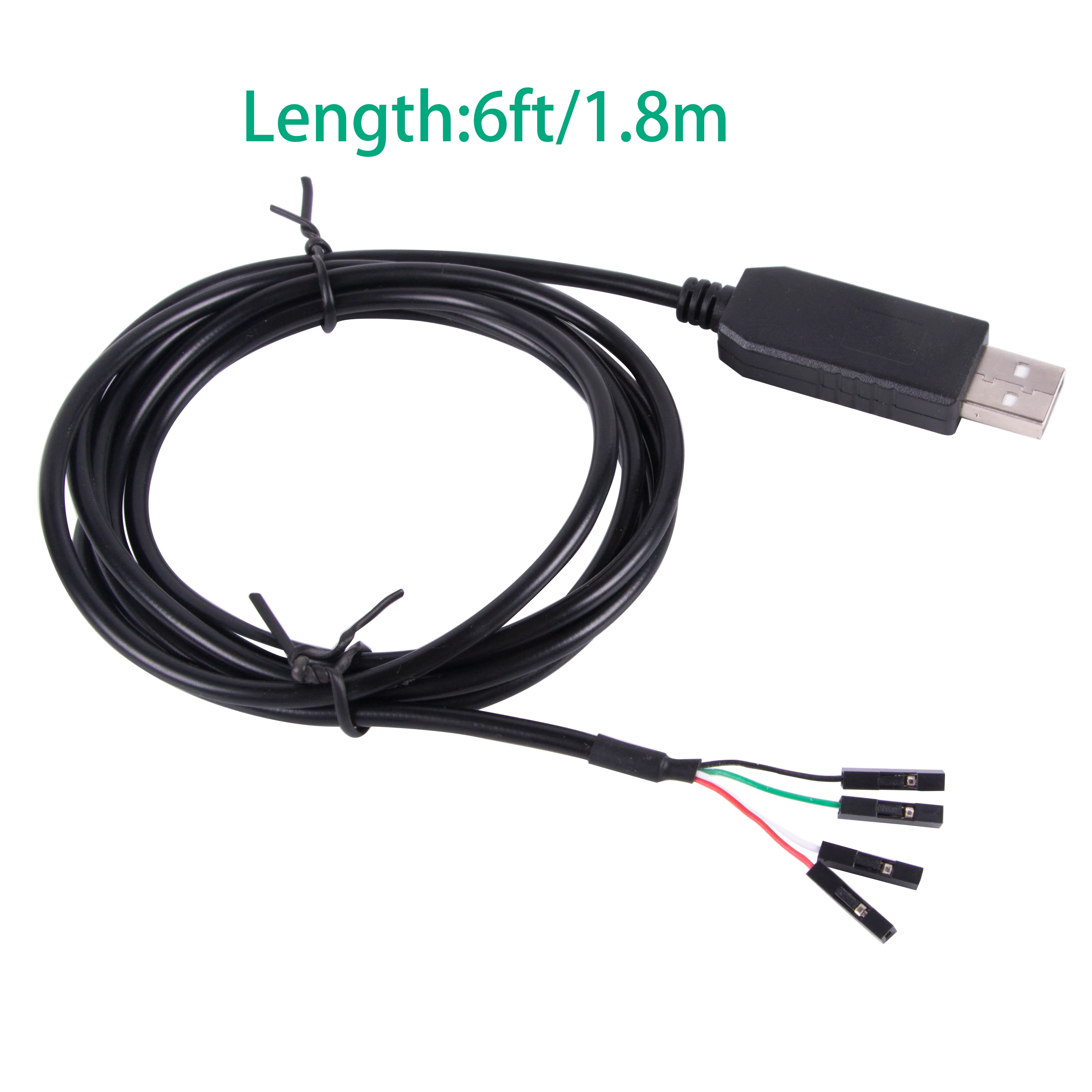 FTDI USB to RS485 Serial Adapter 4Pin 2.54mm Terminal Block Dupont Connector Converter Cable Compatible for USB-RS485-2.54MM