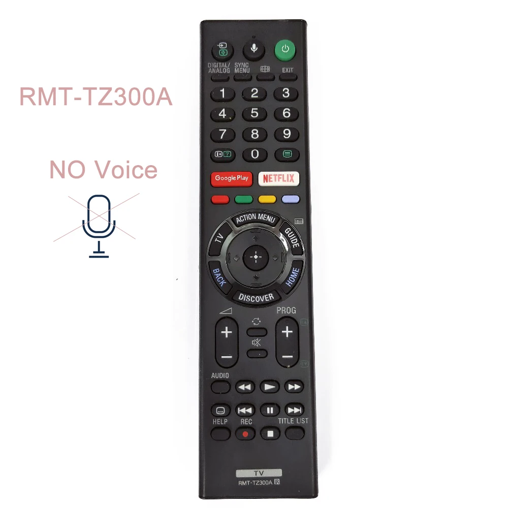 

NEW RMT-TZ300A Remote Control Replacemnet for SONY LED TV No voice function With BLU-RAY 3D GooglePlay NETFLIX free shipping