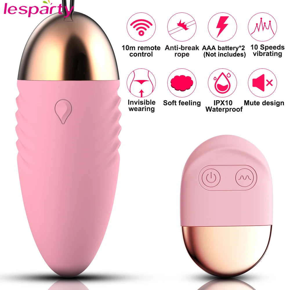 Sex Toys for Woman Wireless Remote Control 10 Speeds Vibrating Egg Clitoris Stimulator Vaginal Massage Ball G- Spot Vibrators