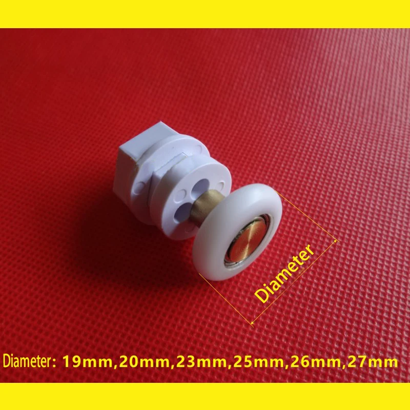 8 stücke Tür Rollen Home Bottom Top Dusche Tür Rollen/Läufer/Räder Ersatz Einzelnen Rad für Duschkabinen kabinen
