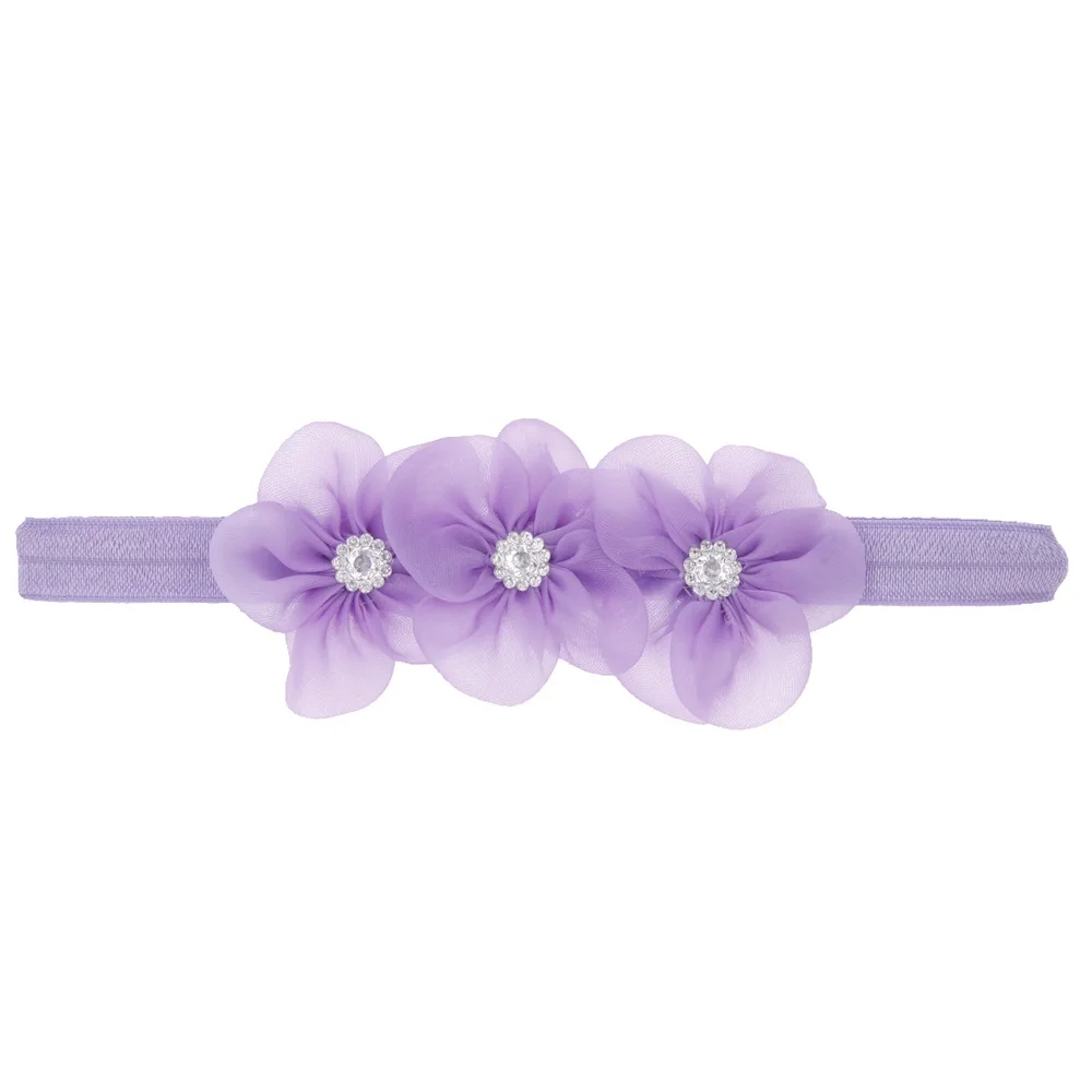 Baby Headband Flower Girls with Rhinestone Hair Bands Girls Kids Headbands Newborn headwear baby Hair Accessories