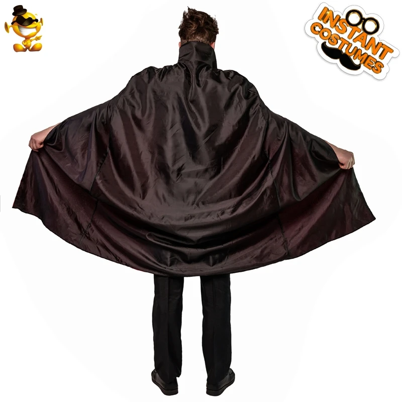 Halloween Vampire Costume For Men Vampire Cloak Cape Cosplay Purim Party Adult Scary Gothic Capes