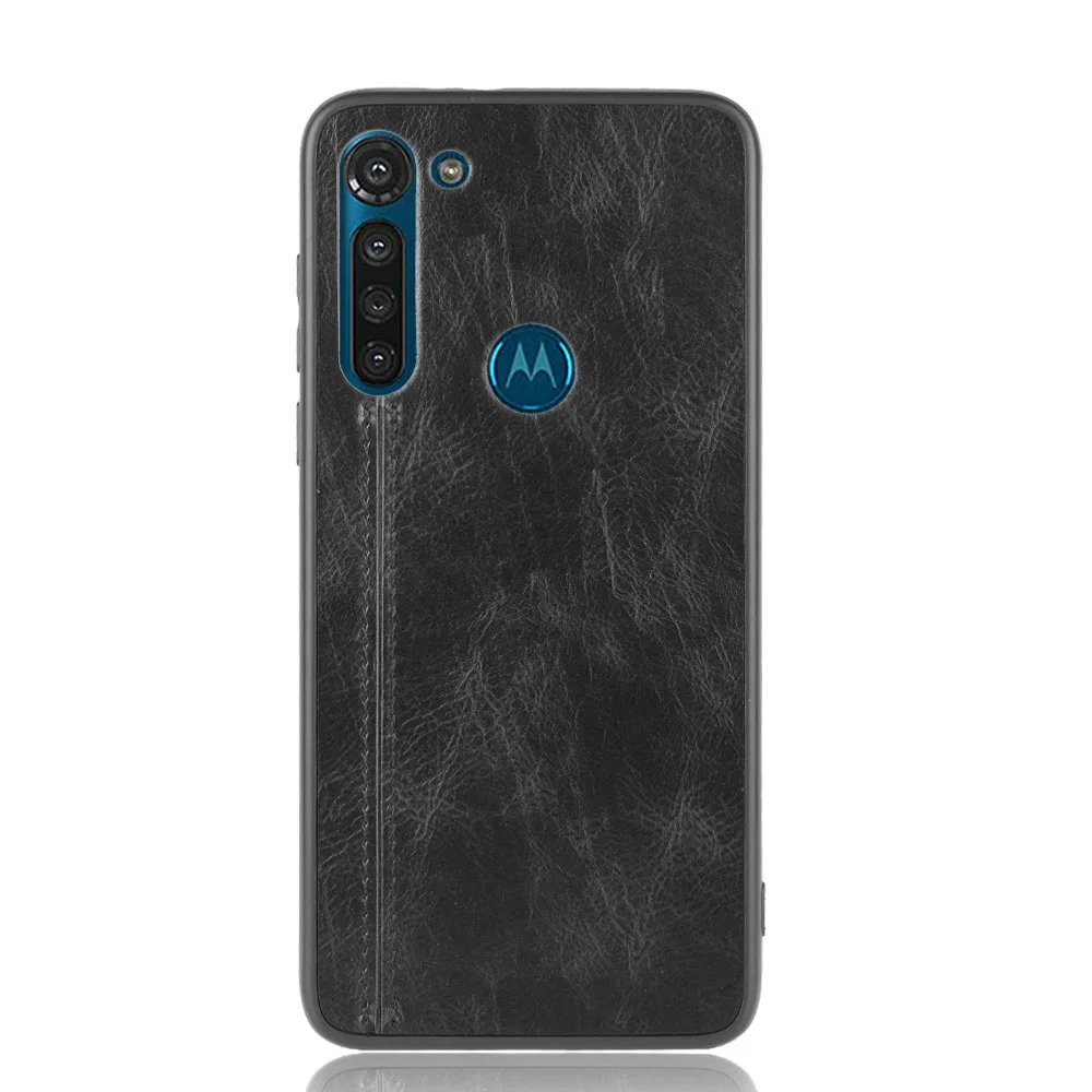 For Motorola Moto G8 Power XT2041-1 Case Suture Soft Edge PU Leather Hard Phone Cover For Motorola Moto G8 Power G8Power Case